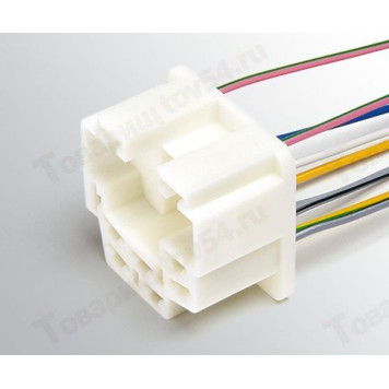 Колодка подрулевого переключателя щеток стеклоочистителя ВАЗ 2108-2115, 1117-1119, 2123, 2170 с проводами в <b>CARGEN АХ-370-2</b>