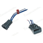 Колодка жгута форсунок ВАЗ штыревая 5 конт. с проводами <b>CARGEN АХ-438</b>