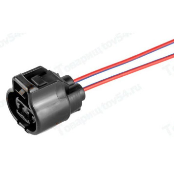 Колодка к мотору вентилятора Panasonic охлаждения двигателя ВАЗ 2190 Гранта, 1118 Калина, Датсун, герметичная с проводами Carge <b>CARGEN AX-446</b>