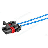 Колодка к резистору вентилятора охлаждения двигателя ВАЗ 1118 Калина, 2123 Нива Шевроле герметичная с проводами <b>CARGEN AX-451</b>