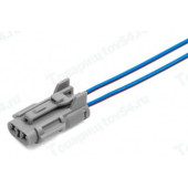 Колодка датчика температуры воздуха ВАЗ 2172-2181, 21210 герметичная с проводами <b>CARGEN AX-454</b>