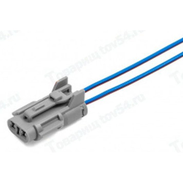 Колодка датчика температуры воздуха ВАЗ 2172-2181, 21210 герметичная с проводами <b>CARGEN AX-454</b>