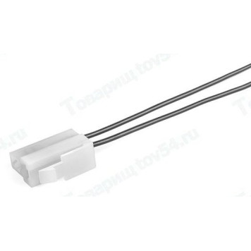 Колодка Т-обр. к мотору отопителя 1118 Калина, 2190 Гранта, Датсун, 2 конт. 6,3мм гнездо, с 2 проводами <b>CARGEN AX-481</b>