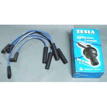 Провода в/в ВАЗ 21214 Тесла синяя силикон <b>Чехия T394S</b>