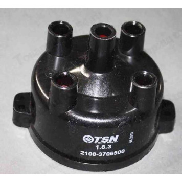 Крышка трамблера ВАЗ 2108-09, ТАВРИЯ 1.8.3 черная <b>Цитрон 2108-3706500</b>