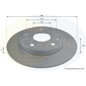 Диск торм SUZ SX4 13-VITARA 15- <b>COMLINE ADC0940</b>