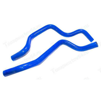 Патрубок радиатора ВАЗ 2190 Гранта АКПП (2шт) усиленный силикон синий <b>CS-20 06892</b>
