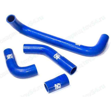 Патрубок радиатора ВАЗ 2101 (4шт) усиленный силикон синий <b>CS-20 06898</b>