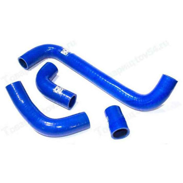 Патрубок радиатора ВАЗ 2101 медн (4шт) усиленный силикон синий <b>CS-20 06923</b>