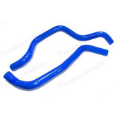 Патрубок радиатора ВАЗ 2190 Гранта МКПП (2шт) усиленный силикон синий <b>CS-20 06939</b>