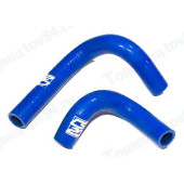 Патрубок печки ВАЗ 21073 (2шт) усиленный силикон синий <b>CS-20 09246</b>