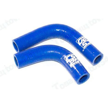 Патрубок печки ВАЗ 2121 (2шт) усиленный силикон синий <b>CS-20 09247</b>