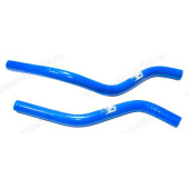 Патрубки отопителя ВАЗ 2180 Vesta H4M (комплект 2 шт) усиленные силикон синий <b>CS-20 10089</b>