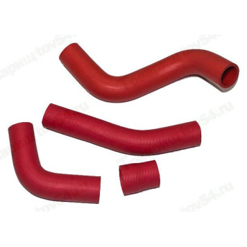 Патрубок радиатора ВАЗ 21073 инж. (4шт) красный <b>CS-20 10142</b>