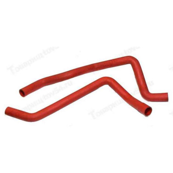 Патрубок радиатора ВАЗ 2190 Гранта АКПП (2шт) красный <b>CS-20 10151</b>