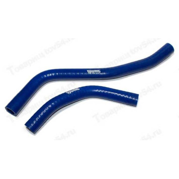 Патрубок печки ВАЗ 1118 (2шт) усилен силикон син <b>CS-20 1118-8101200/04</b>