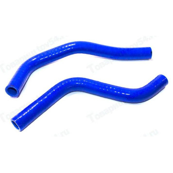 Патрубки отопителя LADA Largus, Renault Logan (8кл) комплект 2шт усиленные силикон синий <b>CS-20 13545</b>