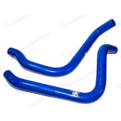Патрубок радиатора ВАЗ 2180 VESTA (2 шт) усилен силикон син <b>CS-20 13558</b>