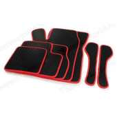 Ковры салона ВАЗ 2170 Приора EVA черный/красный <b>CS-20 15405</b>