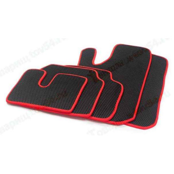 Ковры салона ВАЗ 2121, 21213, 21214 Нива EVA черный/красный <b>CS-20 16661</b>