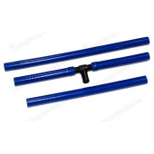 Патрубок печки ВАЗ 2110 (4шт+ тройник) синий <b>CS-20 2110-8101200/02/04</b>