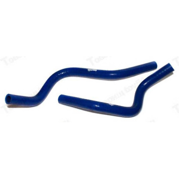 Патрубок печки ВАЗ 2190 Гранта (2 шт) усилен силикон син <b>CS-20 2190-8101208/00</b>