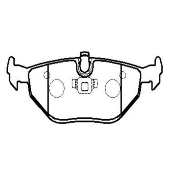 Колодки тормозные дисковые (нов арт GK0003) <b>CTR CKB-3</b>