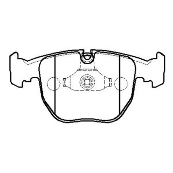 Колодки тормозные дисковые передние BMW E39 3.0-4.0/3.0D/E53 3.0/4.4/3.0D 00>/E38 4.4 (нов арт GK0006) <b>CTR CKB-6</b>
