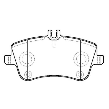 Колодки тормозные дисковые передние MB W203 1.8/2.0/2.0CDi/2.2CDi 00> (нов арт GK0037) <b>CTR CKBZ-10</b>