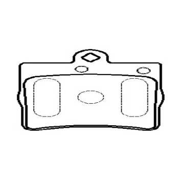 Колодки тормозные дисковые (нов арт GK0062) <b>CTR CKBZ-35</b>