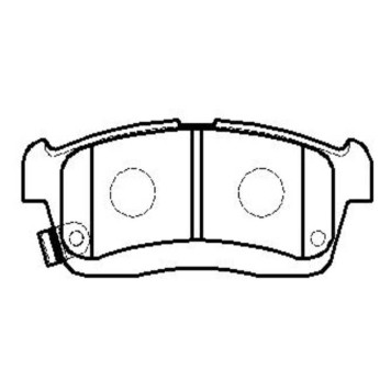 Колодки тормозные дисковые (нов арт GK0143) <b>CTR CKD-20</b>