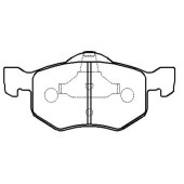 Колодки тормозные дисковые (нов арт GK0162) <b>CTR CKF-17</b>