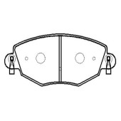 Колодки тормозные дисковые передние Ford Mondeo III (нов арт GK0186) <b>CTR CKF-41</b>