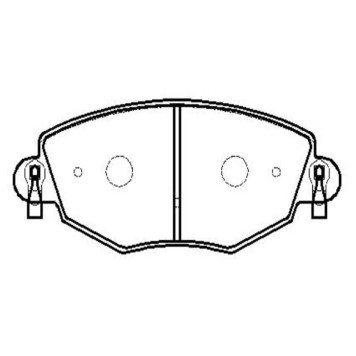 Колодки тормозные дисковые передние Ford Mondeo III (нов арт GK0186) <b>CTR CKF-41</b>