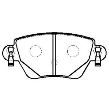 Колодки тормозные дисковые (нов арт GK0191) <b>CTR CKF-46</b>