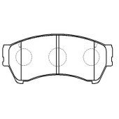 Колодки тормозные дисковые (нов арт GK0214) <b>CTR CKF-69</b>