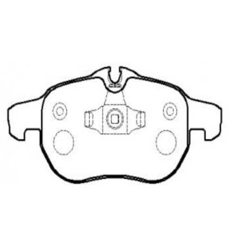 Колодки тормозные дисковые (нов арт GK0279) <b>CTR CKG-34</b>