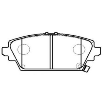 Колодки тормозные дисковые (нов арт GK0379) <b>CTR CKHO-62</b>