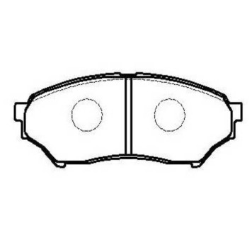 Колодки тормозные дисковые передние Mitsubishi Mont (нов арт GK0603) <b>CTR CKM-35</b>