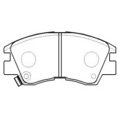Колодки тормозные дисковые (нов арт GK0572) <b>CTR CKM-4</b>