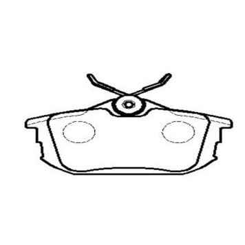 Колодки тормозные дисковые задние Smart Forfour 1.1/1.3/1.5 04> (нов арт GK0635) <b>CTR CKM-67</b>