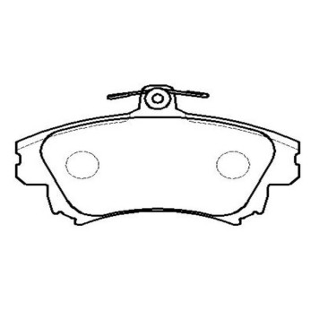 Колодки тормозные дисковые передние подходит для VOLVO S40/V40 1.6i-1.9Di 97-03 (нов арт GK0637) <b>CTR CKM-69</b>