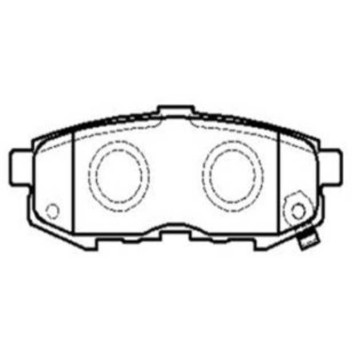 Колодки тормозные дисковые задние Mazda MPV 04> (нов арт GK0686) <b>CTR CKMZ-40</b>