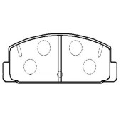 Колодки тормозные дисковые задние Mazda RX-7 III 2.6 Rotary TwinTurbo 92-96 (нов арт GK0695) <b>CTR CKMZ-49</b>