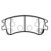 Колодки тормозные дисковые передние Mazda 6 GG/GY 2.0Di 136HP/2.0i/2.2i 02> (нов арт GK0653) <b>CTR CKMZ-7</b>