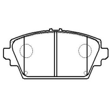 Колодки тормозные дисковые передние Nissan Almera Tino 1.8/2.0 00> (нов арт GK0835) <b>CTR CKN-120</b>