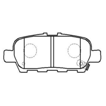 Колодки тормозные дисковые (нов арт GK0855) <b>CTR CKN-140</b>