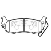 Колодки тормозные дисковые задние Jeep Commander/Grand Cherokee 3.0-5.7 V8 05> (нов арт GK0736) <b>CTR CKN-21</b>