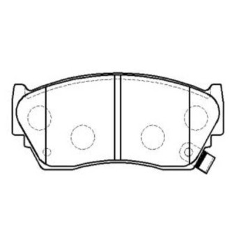 Колодки тормозные дисковые (нов арт GK0719) <b>CTR CKN-4</b>