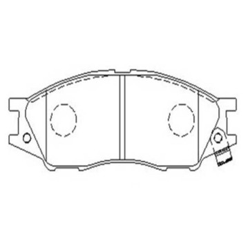Колодки тормозные дисковые (нов арт GK0785) <b>CTR CKN-70</b>